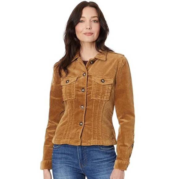Kut from the Kloth Women's Camel Corduroy Jacket - Picture 12 of 15